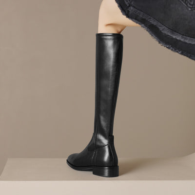 Botas Altas para Mujer con Tacón Medio y Punta Redonda - Image 24