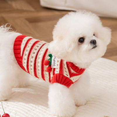 Suéter Tejido para Perros y Gatos - Abrigo Cálido de Invierno con Diseño Calado - Image 21