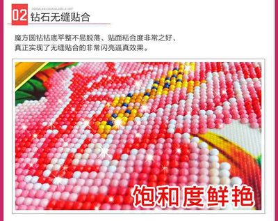 Cuadro de Diamantes Tigre Completo - Pintura DIY con Taladros Redondos y Cuadrados - Image 18