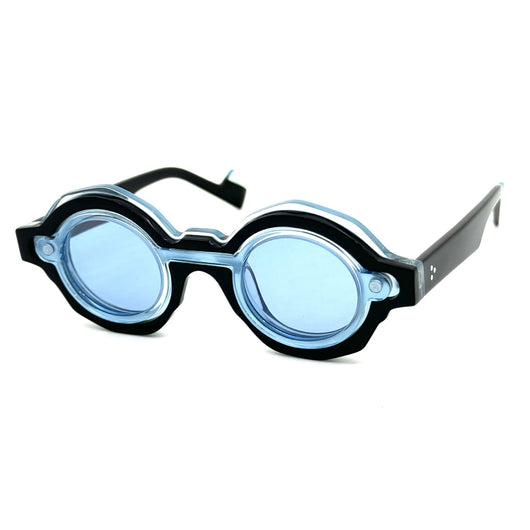 Gafas de Sol Polarizadas Azul Klein con Diseño Irregular - Image 7