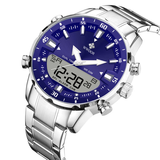 Reloj Luminoso para Hombre con Banda de Acero - Diseño Moderno y Elegante - Image 9