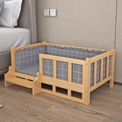 Cama de Madera para Perros - Diseño Veraniego Elevado - Image 10
