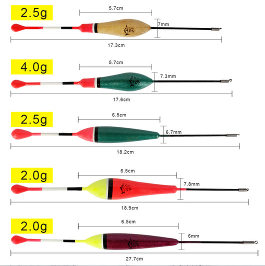 Set de 10 Flotadores de Pesca Barr Fir - Flotadores Resistentes para Pesca en Mar - Image 7