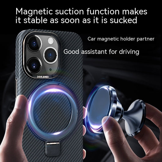 Funda Magnética de Fibra de Carbono para Teléfono - Image 2