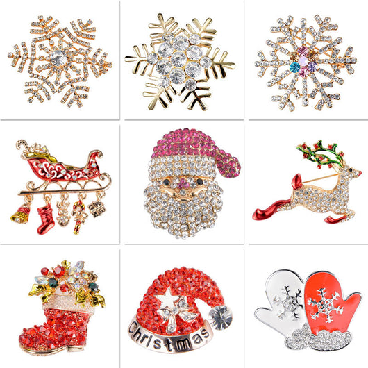 Broche Floral Copo de Nieve - Accesorio Clásico Elegante - Image 7