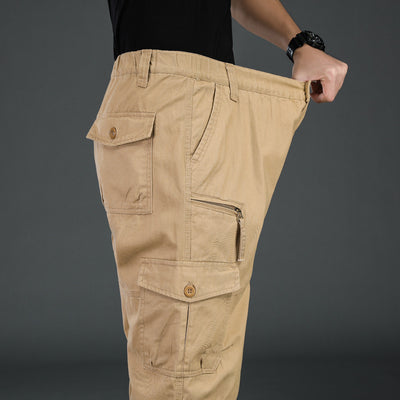 Pantalones Casuales Relajados de Cintura Alta con Aislamiento Térmico para Hombre - Image 4