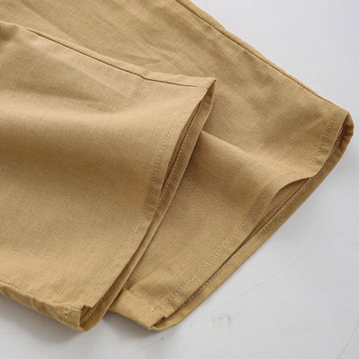 Pantalón Ancho de Lino y Algodón con Cintura Elástica - Image 28