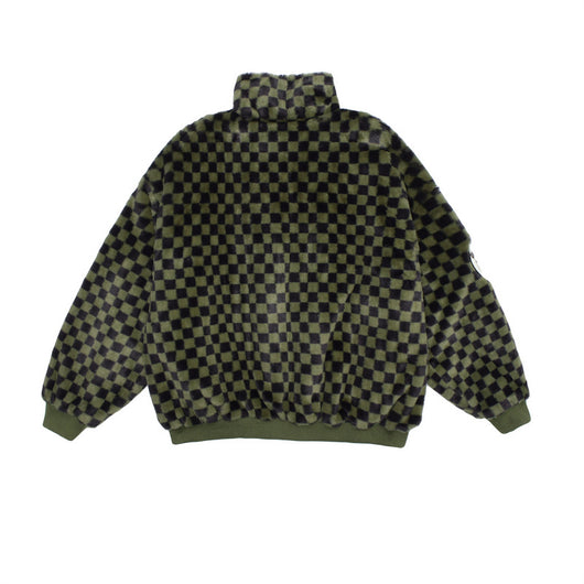 Abrigo de Cordero Cuadriculado para Hombre - Image 13