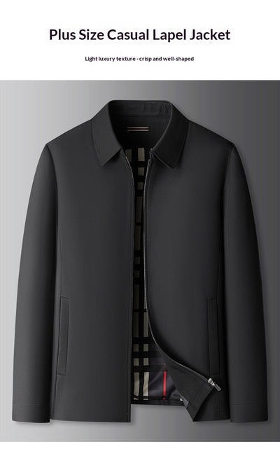 Blazer Casual Ejecutivo Talla Grande para Hombre - Image 10