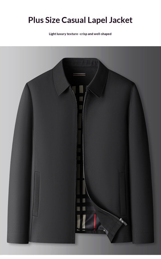 Blazer Casual Ejecutivo Talla Grande para Hombre - Image 10