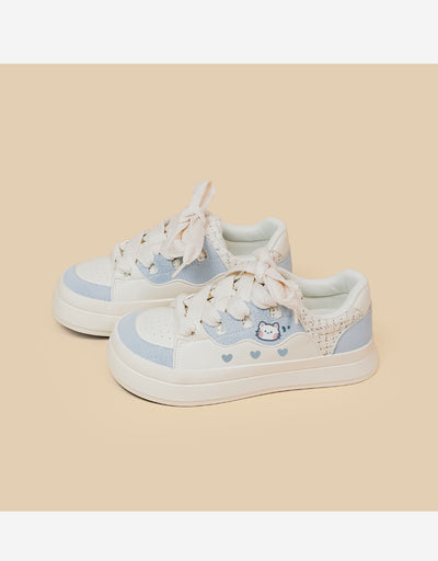 Tenis Blancos para Niñas con Cordones - Diseño Clásico y Cómodo - Image 4