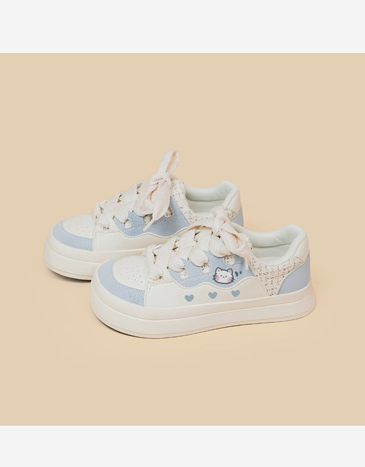 Tenis Blancos para Niñas con Cordones - Diseño Clásico y Cómodo - Image 4