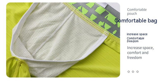 Shorts de Casa para Hombre de Seda de Hielo con Abertura Lateral - Image 11