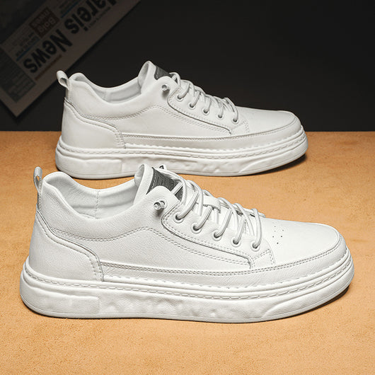 Zapatillas Deportivas Blancas Slip-On Transpirables con Suela Suave para Skateboard - Image 3