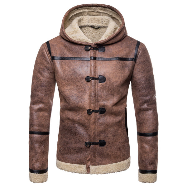 Ropa de Cuero Europeo y Americano de Tendencia