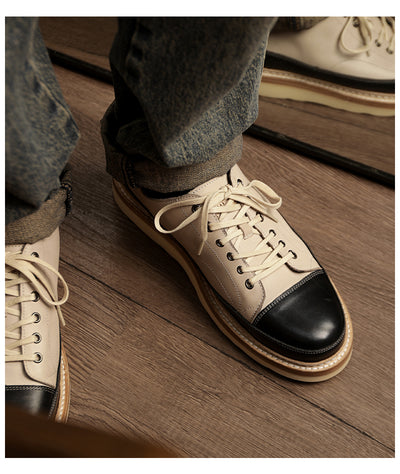 Zapatos Casuales de Cuero Genuino con Plataforma - Estilo Vintage Artesanal - Image 19