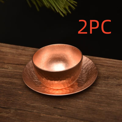 Vaso de Cobre Puro Artesanal - Taza para Agua y Té de Cobre Macizo - Image 7