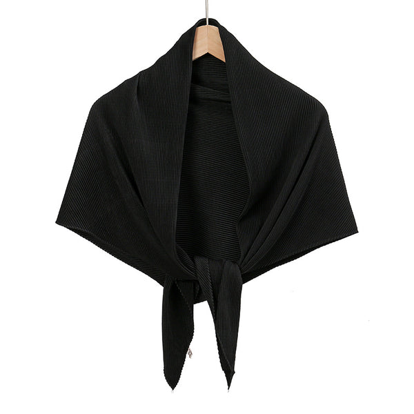 Pañoleta de Satén Efecto Arrugado - Accesorio Versátil de Moda - Image 6