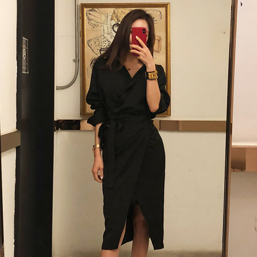 Vestido Camisero Midi Versátil