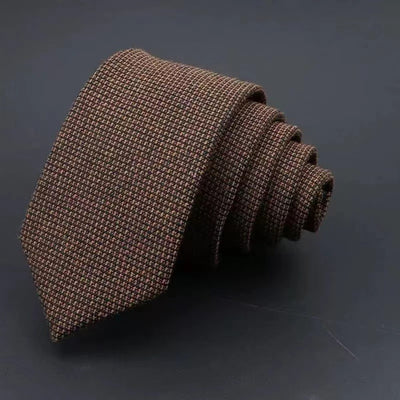 Corbata de Algodón Tejida para Hombre - Diseño Rayado Profesional - Image 13