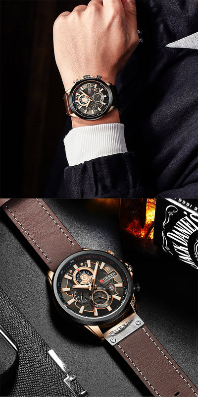 Reloj Multifuncional con Calendario y Correa Resistente al Agua para Hombre - Image 21
