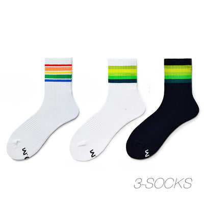 Calcetines Deportivos Arcoíris para Hombre - Comodidad y Estilo Casual - Image 7