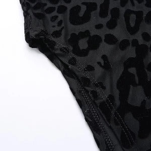 Body de Malla Leopardo Negro - Image 10