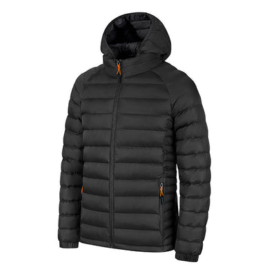 Chaqueta Ligera con Capucha para Hombre - Abrigo Cálido Portátil con Bolsillos - Image 7