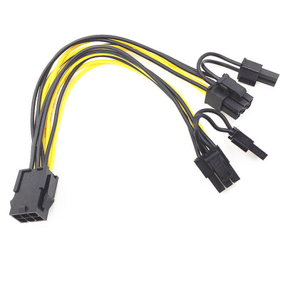 Adaptador de Alimentación 6 Pines a Dual 8 Pines para Tarjeta Gráfica - Image 4