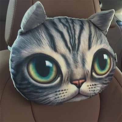Almohada Reposacabezas para Auto - Diseño Gatos - Image 24