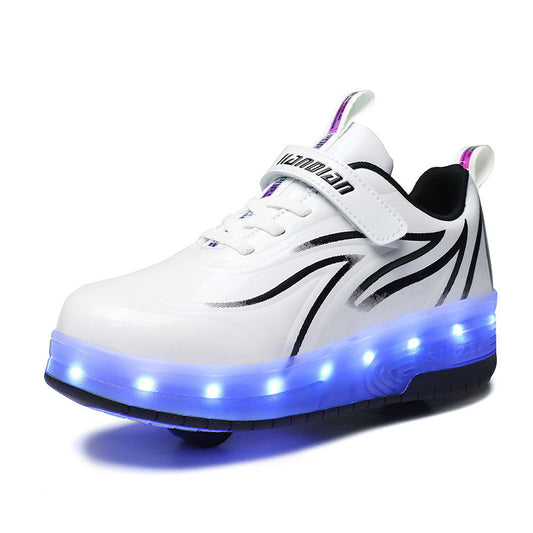 Zapatos con Ruedas de Carga Luminosas - Modelos Simple y Doble