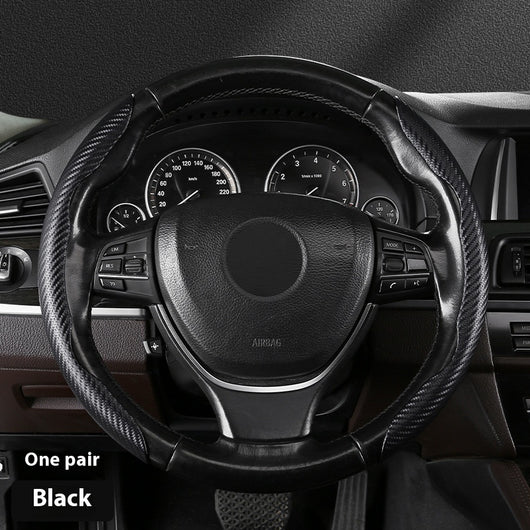 Funda para Volante de Gamuza Absorbente con Patrón Fibra de Carbono - Image 6