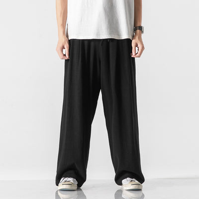 Pantalones Anchos de Lino y Algodón para Tallas Grandes - Cómodos y Transpirables - Image 14