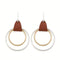Aretes Bohemios Vintage con Diseño Geométrico