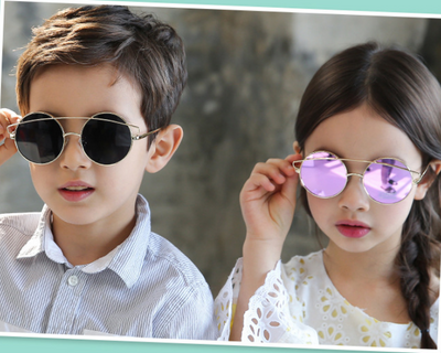 Gafas de Sol Infantiles F078 con Protección UV400 y Lentes Espejadas - Image 8