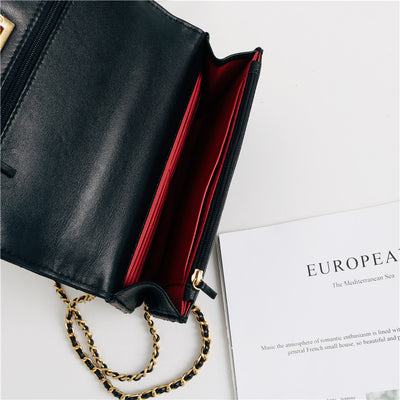 Bolso Bandolera de Piel de Cordero Estilo Fragante Pequeño - Image 8
