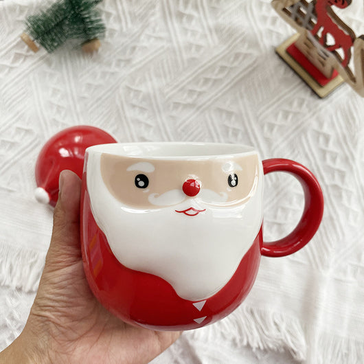Taza Navideña de Cerámica con Dibujos Infantiles - Regalo Perfecto para Estudiantes - Image 3