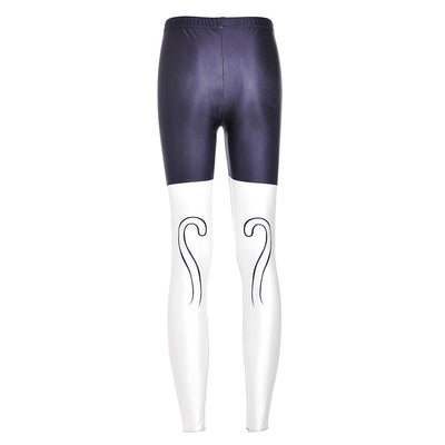 Leggings Deportivos Mujer Estampado Gato Blanco - Image 3