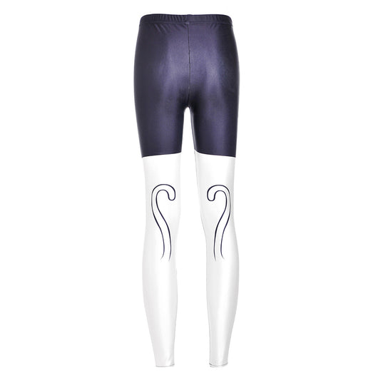 Leggings Deportivos Mujer Estampado Gato Blanco - Image 3