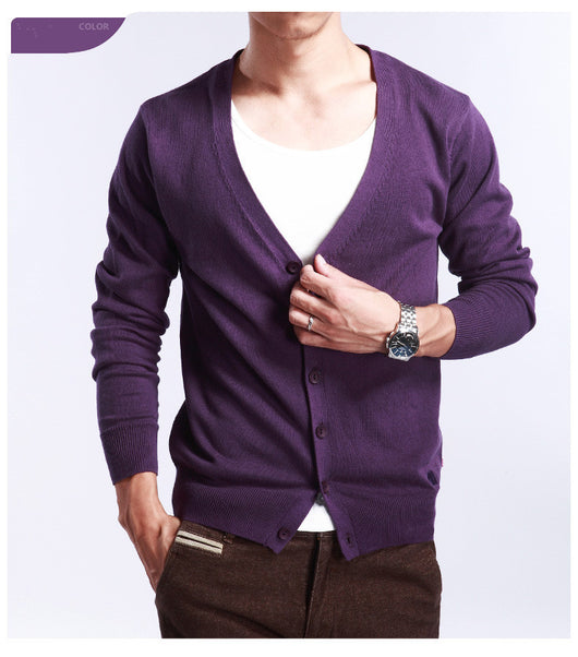 Cardigan de Cachemira para Hombre - Suéter Abrigo Premium - Image 18