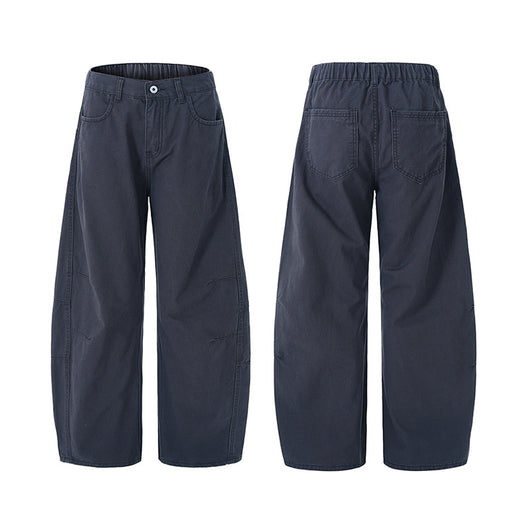 Culotes Retro Americanos Holgados con Pliegues para Hombre - Image 6