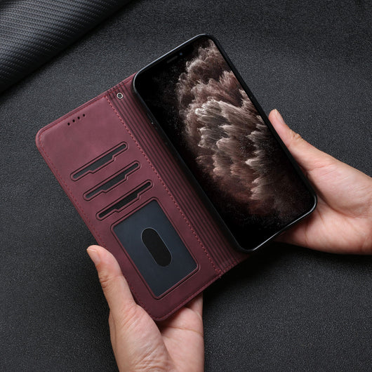 Funda Cartera para Celular con Textura Premium y Soporte de Tarjetas - Image 15