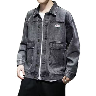 Chaqueta de Mezclilla Premium Coreana para Hombre - Primavera y Otoño - Image 5