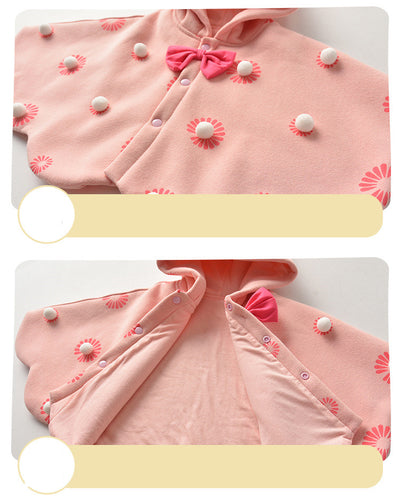 Manta Infantil Princesa con Capucha - Quilt Acogedor para Bebés - Image 7