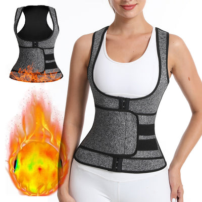 Faja Reductora de Neopreno para Mujer - Cinturón Sauna Térmico