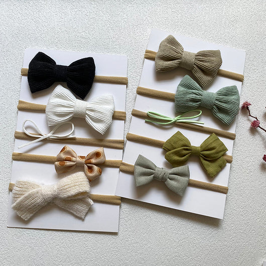 Set de 5 Diademas con Moños para Bebé - Image 18