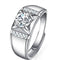Platinum Diamond Ring Moissanite Ring D Color 1 Carat Open 14-Style