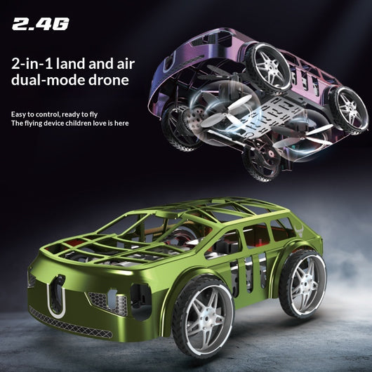 Dron Coche Teledirigido con Luces LED Multicolor - Image 2