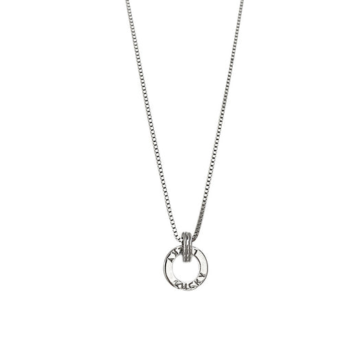 Anillo y Collar de Plata 925 con Letra Inglesa para Mujer - Image 6