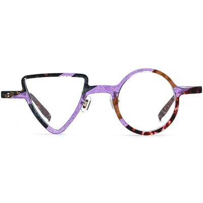 Gafas Redondas Triangulares - Diseño Moderno Unisex - Image 3